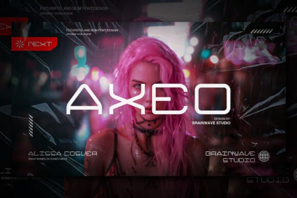 Axeo Font - Featured Image