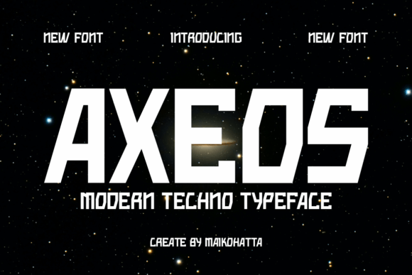 Axeos Font - Featured Image