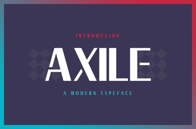 Axile Font - Featured Image