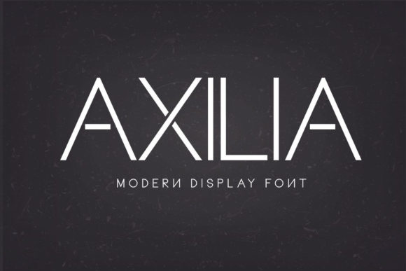 Axilia Font - Featured Image