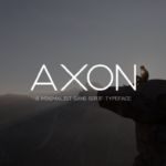 Axon Minimalist Font - Featured Image