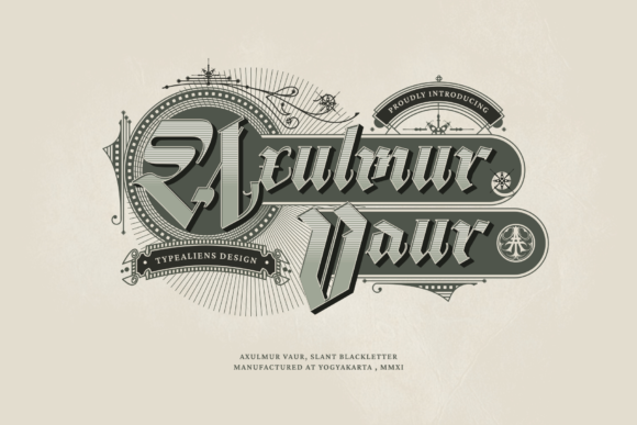 Axulmur Vaur Font - Featured Image