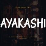 Ayakashi Font - Featured Image