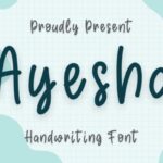 Ayesha Font - Featured Image