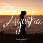 Ayesha Script Font - Featured Image