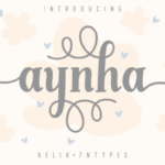 Aynha Font - Featured Image