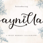 Aynilla Font - Featured Image