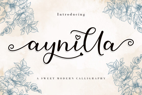 Aynilla Font - Featured Image