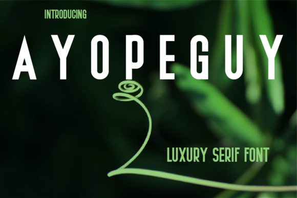 Ayopeguy Font - Featured Image