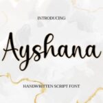 Ayshana Font - Featured Image