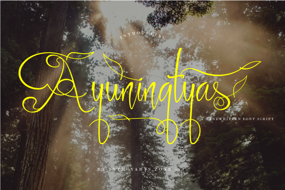 Ayuningtyas Font - Featured Image