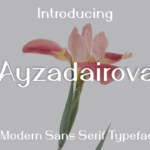 Ayzadairova Font - Featured Image