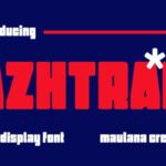 Azhtrak Font - Featured Image