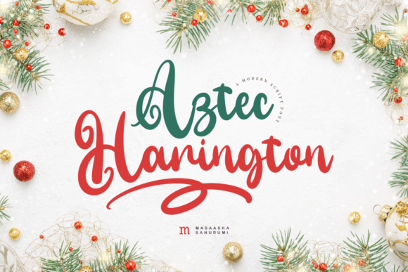 Aztec Harington Font - Featured Image