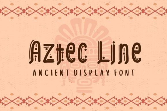 Aztec Line Font - Featured Image
