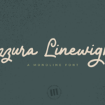 Azzura Lineweight Font - Featured Image