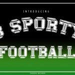 B Sporty Football Font - Featured Image