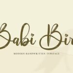 Babi Bird Font - Featured Image