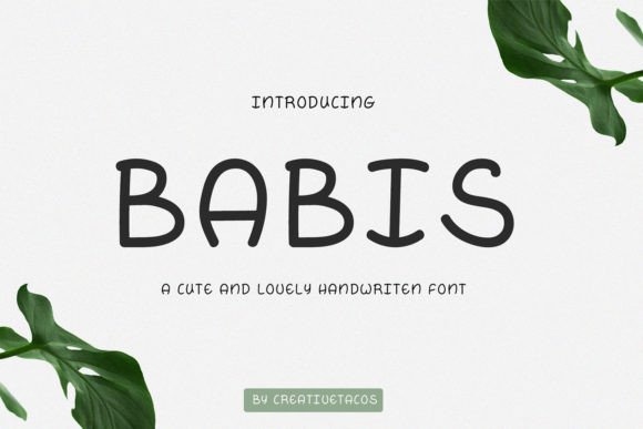 Babis Font - Featured Image