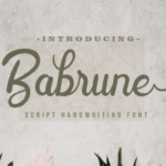 Babrune Font - Featured Image