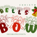 Bells Bow Christmas Font - Featured Image