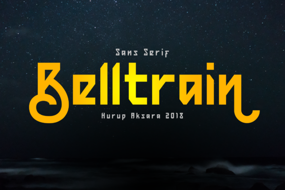 Belltrain Font - Featured Image
