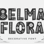 Belma Flora Font - Featured Image
