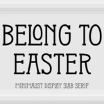 Belong to Easter Font - Featured Image