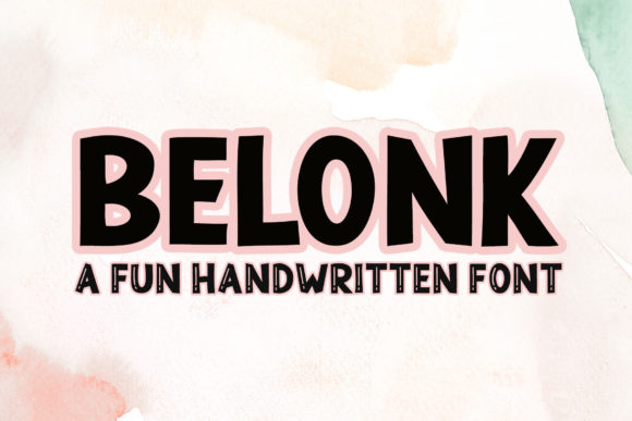 Belonk Font - Featured Image