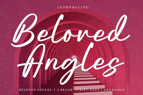 Beloved Angles Font - Featured Image