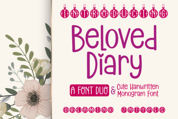 Beloved Diary Font - Featured Image