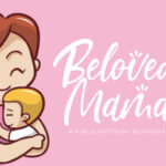 Beloved Mama Font - Featured Image
