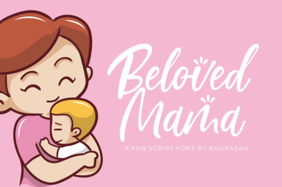 Beloved Mama Font - Featured Image