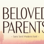 Beloved Parents Font - Featured Image