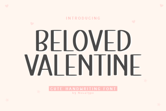 Beloved Valentine Font - Featured Image