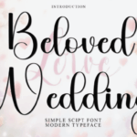 Beloved Wedding Font - Featured Image