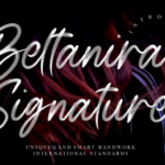 Beltanira Signature Font - Featured Image
