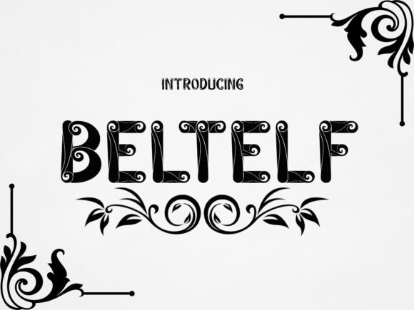 Beltelf Font - Featured Image