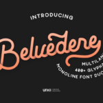 Belvedere Font - Featured Image