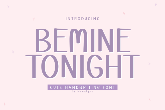 Bemine Tonight Font - Featured Image