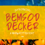 Bemsod Decker Font - Featured Image