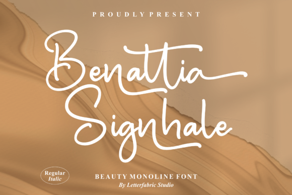 Benattia Signhale Font - Featured Image