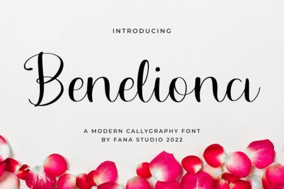 Beneliona Font - Featured Image