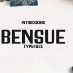 Bensue Font - Featured Image