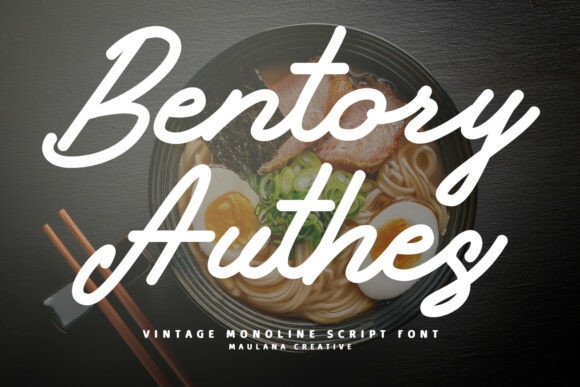 Bentory Authes Font - Featured Image