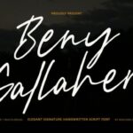 Beny Gallaher Font - Featured Image