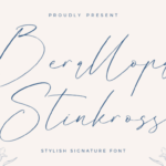 Berallopa Stinkross Font - Featured Image
