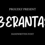 Berantas Font - Featured Image