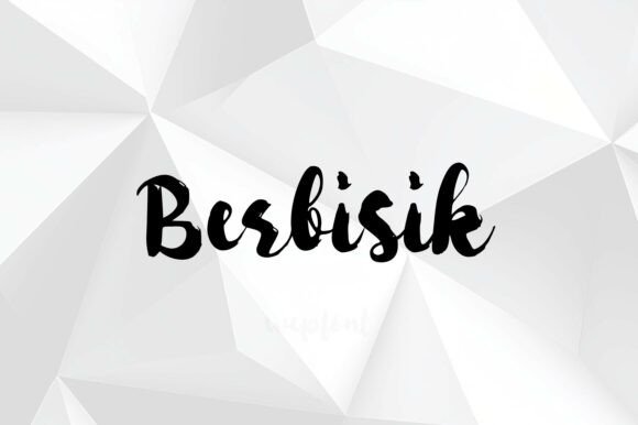 Berbisik Font - Featured Image