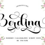 Berdina Font - Featured Image